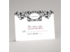 Damask Monogram - Black - Response Card and Envelope