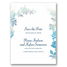 Watercolor Shades - Navy - Save the Date