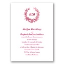 Wildflower Wreath - Invitation