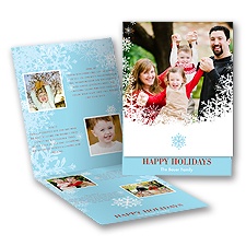 Snow Flurry - Storyline Photo Holiday Card