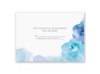 Watercolor Roses - Blue - Respond Card and Envelope