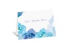 Watercolor Roses - Blue - Thank You Card and Envelope