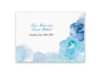 Watercolor Roses - Blue - Response Postcard