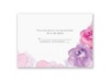 Watercolor Roses - Purple - Respond Card and Envelope