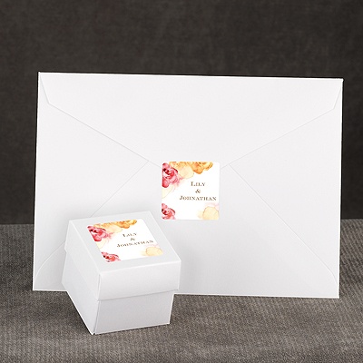Watercolor Roses - Yellow - Seal