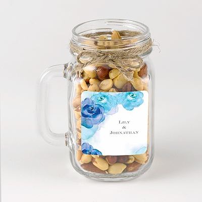 Watercolor Roses - Blue - Jumbo Seal