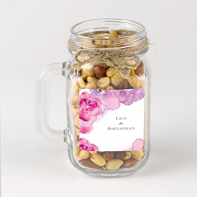 Watercolor Roses - Purple - Jumbo Seal