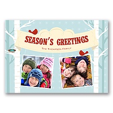 Bright Birds - Photo Holiday Card