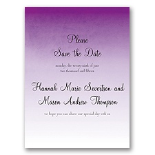 Sweet Shading - Purple - Save the Date