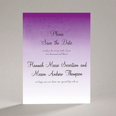 Sweet Shading - Purple - Save the Date