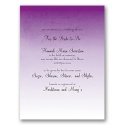 Sweet Shading - Purple - Bridal Shower Invitation