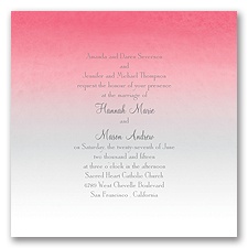 Sweet Shading - Pink - Invitation