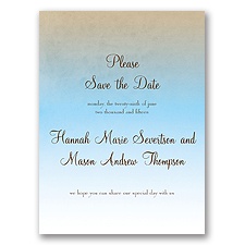 Sweet Shading - Aqua - Save the Date