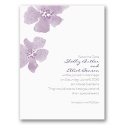 Floral Impression - Lavender - Save the Date Card