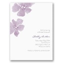 Floral Impression - Lavender - Bridal Shower Invitation