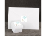 Calligraphy Swirls - Teal - Envelope Seal