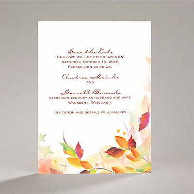 Autumn Artistry - Save the Date