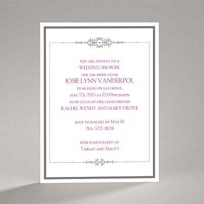 Eternity - Bridal Shower Invitation