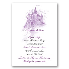 Magical Romance - Accommodations Card