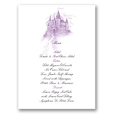 Magical Romance - Menu Card