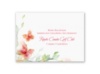 Watercolor Butterflies - Red Reception Card