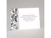 Lavish Damask - Black Reception Card
