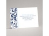 Lavish Damask - Navy Reception Card