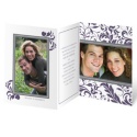 Lavish Damask - Purple - Invitation