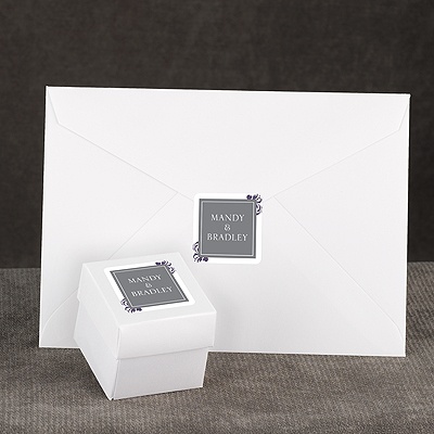 Lavish Damask - Purple - Seal