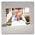 Calligraphy Frame - Black - Thank You Card and Envelope