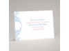Calligraphy Frame - Blue - Reception Card