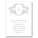 Calligraphy Frame - Black - Bridal Shower Invitation