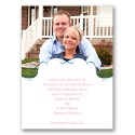 Calligraphy Frame - Blue - Photo Save the Date