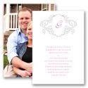 Calligraphy Frame - Grey - Invitation