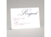 Lives Joining - Purple Response Card and Envelope