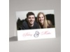Lives Joining - Purple Thank You Card and Envelope