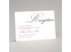 Lives Joining - Purple Reception Card
