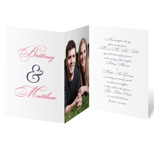 Lives Joining - Purple Invitation
