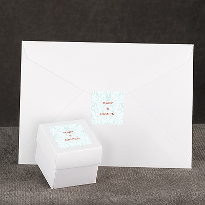 Flourish Frame - Teal - Seal