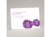 Love Blooms - Purple - Response Card and Envelope