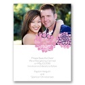 Love Blooms - Pink - Save the Date Card