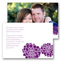 Love Blooms - Purple - Invitation
