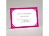 Damask Corners - Fuchsia Response Card and Envelope