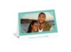 Damask Corners - Aqua Thank You Card and Envelope