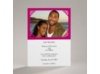 Damask Corners - Fuchsia Save the Date Card