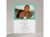 Damask Corners - Aqua Save the Date Card