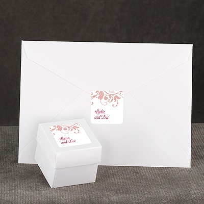 Filigree Monogram - Merlot - Seal