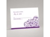 Fanciful Filigree - Purple Response Card and Envelope