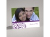 Fanciful Filigree - Purple Thank You Card and Envelope