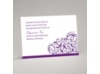 Fanciful Filigree - Purple Reception Card
